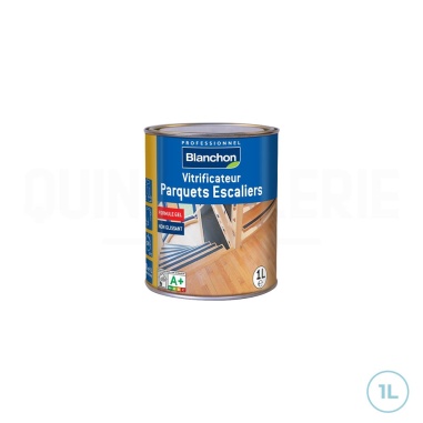 Blanchon vitrificateur mat 1L ➡️ Protection et esthétique pour parquets et escaliers