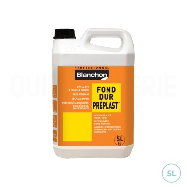 🔥 Fond dur Blanchon Préplast 5L - Incolore | Protection et éclat pour vos bois