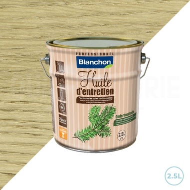 Huile d'entretien Blanchon naturel 2,5L  ✓ Prix réduit ✓ En stock