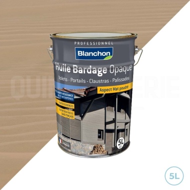 🌟 Blanchon huile bardage opaque pin brut 5L : Protection et beauté pour bois extérieurs