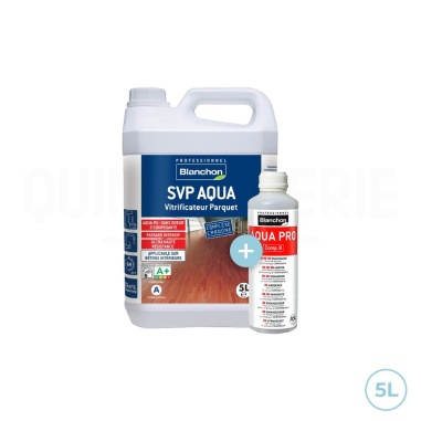 🌟⭐ Vitrificateur SVP AQUA satiné bi-composant - Blanchon 5L : Sublimez votre intérieur avec ce vitrificateur haut de gamme