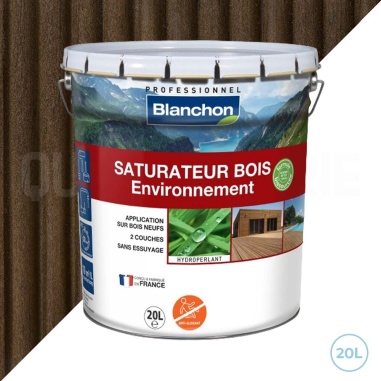 🔥 Saturateur chêne environnement Blanchon 20L - Protection et élégance pour bois extérieurs