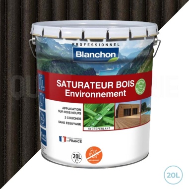 🎯 Blanchon saturateur bois chêne brûlé biologique 20L - Protection et écologie