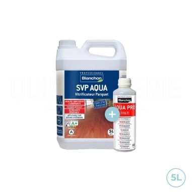 🤩 Blanchon SVP AQUA 5L - Vitrificateur mat haut de gamme - Sublimez vos parquets, escaliers et béton