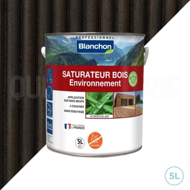 🌞 Saturateur bois environnement bio Blanchon 5L - Protégez vos bois en profondeur