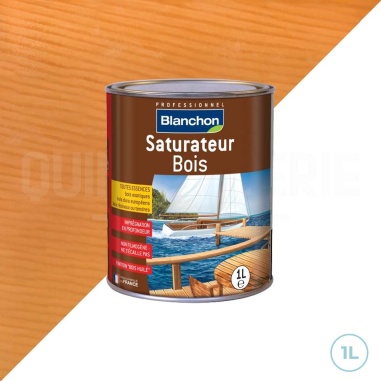 🌞 Blanchon saturateur bois 1L - Protection incolore pour boiseries extérieures