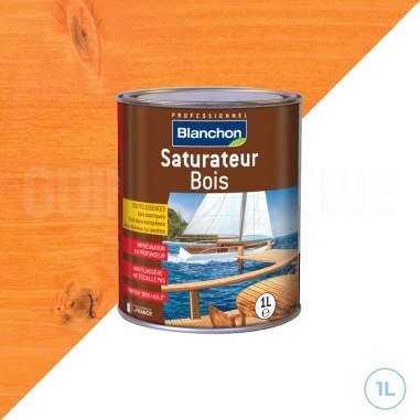 🥇 Saturateur bois Blanchon miel 1L - Protection et teinte éclatante pour bois extérieur