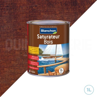 🔥 Blanchon saturateur bois teinte IPE 1L - Protection et beauté pour tous types de bois