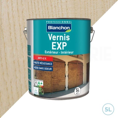 🥇 Vernis EXP incolore brillant 5L Blanchon - protection et brillance durable