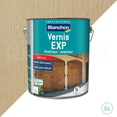 🥇 Blanchon EXP vernis 5L - Incolore mat | Protection et éclat pour vos boiseries