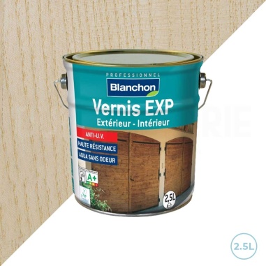 🥇 Vernis incolore brillant EXP Blanchon 2.5L - protection et éclat pour bois