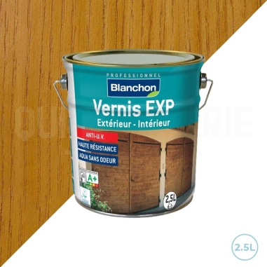 🥇 Vernis EXP Blanchon satiné chêne clair 2,5L : Protection et esthétique pour boiseries