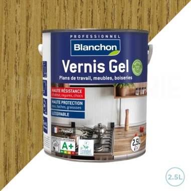 🥇 Vernis gel biosourcé chêne doré Blanchon 2,5L - Protection durable et écologique pour boiseries