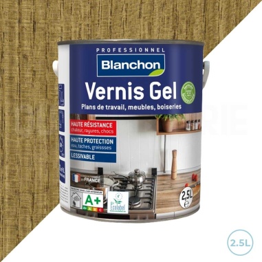 🥇 Blanchon vernis boiseries intérieur gel biosourcé chêne moyen 2,5L