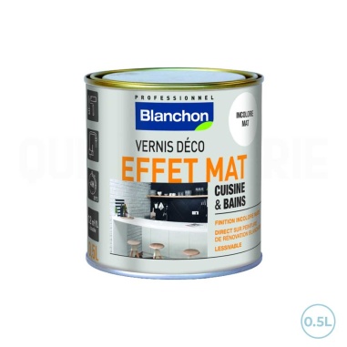 🎯 Blanchon vernis décoration effet mat - Protection élégante et durable pour vos surfaces.