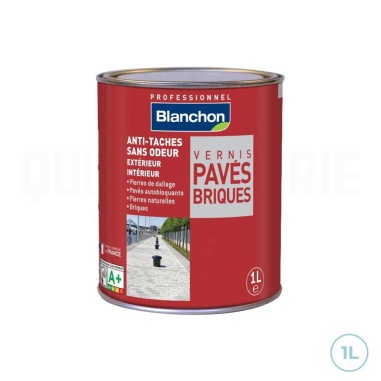 🥇 Blanchon vernis satiné pour briques et pavés 1L - Protection élégante et durable