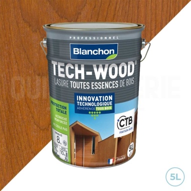 🥇 Lasure tech-wood Blanchon - Chêne clair 5L : Protection et finition élégante