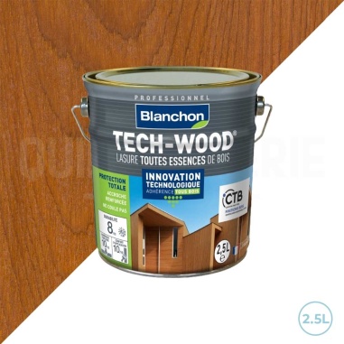 🎯 Protégez et sublimez avec Blanchon lasure tech-wood chêne clair 2,5L