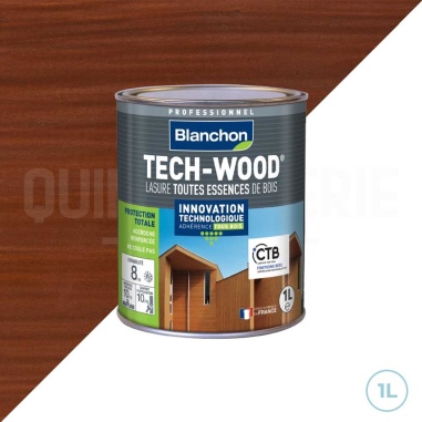 🥇 Lasure tech-wood Blanchon chêne moyen 1L | Protection élégante pour boiseries