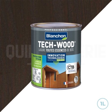 💥 Blanchon lasure tech-wood chêne rustique 1L - Protection et éclat pour votre bois