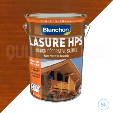 🥇 Blanchon lasure HPS - Boiseries verticales extérieures - 5L Chêne doré