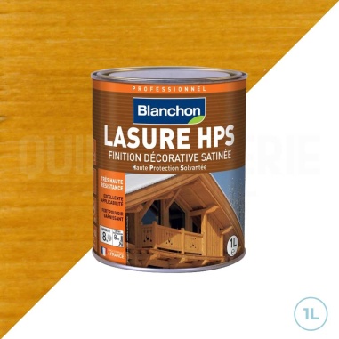 🥇 Lasure HPS Blanchon chêne clair satiné 1L - Protection et élégance pour vos bois extérieurs