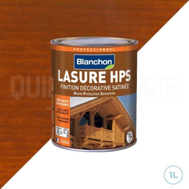 🥇 Blanchon - Lasure HPS chêne doré aspect satiné 1L :  Pour bois extérieurs