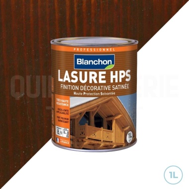 🥇 Lasure HPS Blanchon - Chêne rustique aspect satiné 1L pour portails, volets et mobilier de jardin