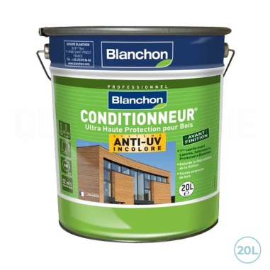 ☀️ Conditionneur anti-UV incolore Blanchon 20L - Protection invisible pour bois extérieurs