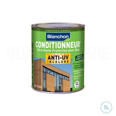 🥇 Blanchon conditionneur bois anti-UV 1L - Protection et éclat incolore