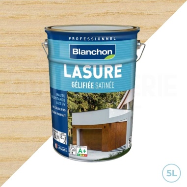 🎯 Lasure gélifiée Blanchon incolore 5L - Protection et décoration durable