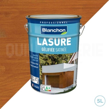 🥇 Lasure gélifiée Blanchon 5L chêne moyen – Protection et esthétique pour bois extérieurs