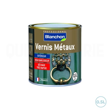 🥇 Blanchon vernis métaux 0,5L incolore mat – Protection et finition élégante pour tous vos métaux