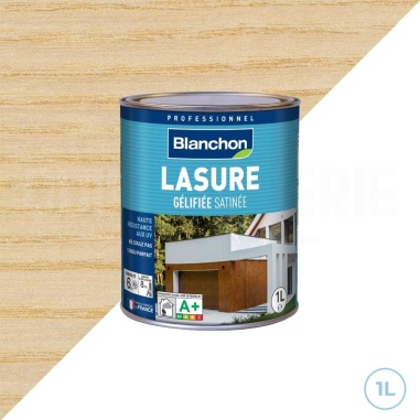 🔥 Blanchon lasure gélifiée incolore 1L : Protection optimale pour bois extérieur