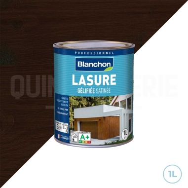 🥇 Blanchon - lasure gélifiée chêne rustique 1L pour boiseries intérieures et extérieures