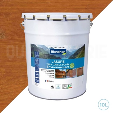 🔥 Lasure durable environnement biosourcée chêne moyen 10L - Blanchon