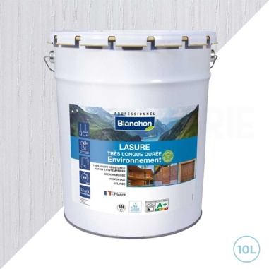 🥇 Lasure Blanchon longue durée environnement biologique blanc 10L – Protection écologique pour bois