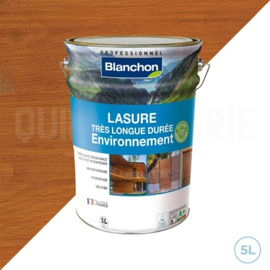 🥇 Blanchon lasure durable environnement biologique 5L chêne moyen - Protection bois