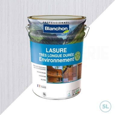 🥇 Lasure Blanchon environnement biologique blanc 5L - Protection et esthétique pour bois extérieurs