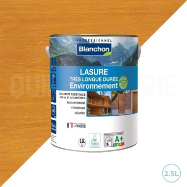 🥇 Blanchon lasure biosourcée très longue durée - Chêne clair 2,5L