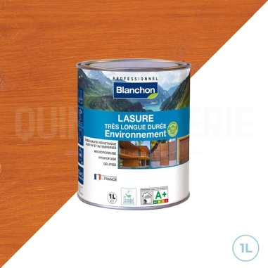 🚨 Blanchon lasure longue durée biosourcée chêne doré 1L - Protection durable et écologique