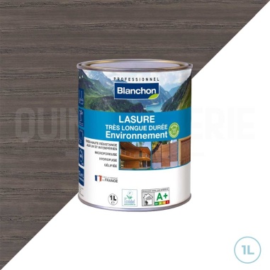 🥇 Lasure gris glacier bio 1L Blanchon | Protection durable et écologique