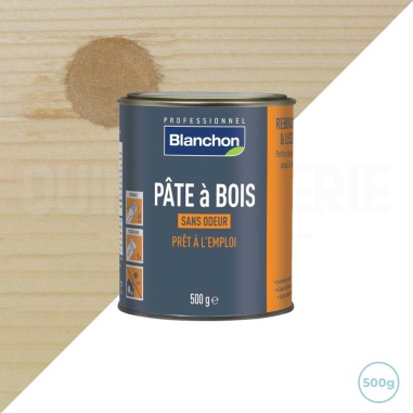 🥇 Pâte à bois naturel 500g Blanchon | Réparation de bois de qualité professionnelle