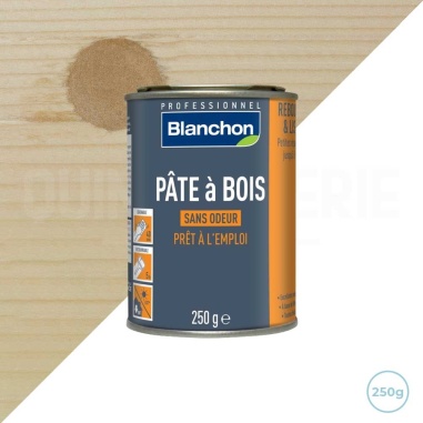 🥇 Blanchon pâte à bois 250g - Naturel : Réparez et restaurez facilement vos bois