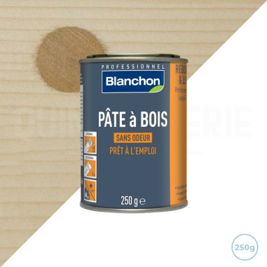 🥇 Réparez et embelissez votre bois avec la pâte à bois couleur chêne clair Blanchon 250g