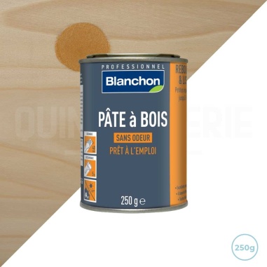 🥇 Pate à bois chêne doré 250g - Répare rayures, fissures et trous - Blanchon