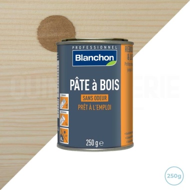 🥇 Pâte à bois foncé 250g - Teinte chêne foncé - Blanchon | Réparations bois faciles et durables