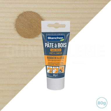 🥇 Blanchon pâte à bois teinte chêne clair 80g - Réparation parfaite de vos surfaces en bois