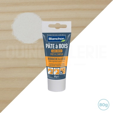 🥇 Pâte à bois Blanchon chêne blanchi 80g - Réparations parfaites pour vos bois