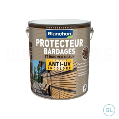 🥇 Protecteur incolore anti-UV 5L Blanchon - Protection bois extérieur